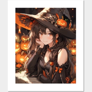 Witch girl Posters and Art